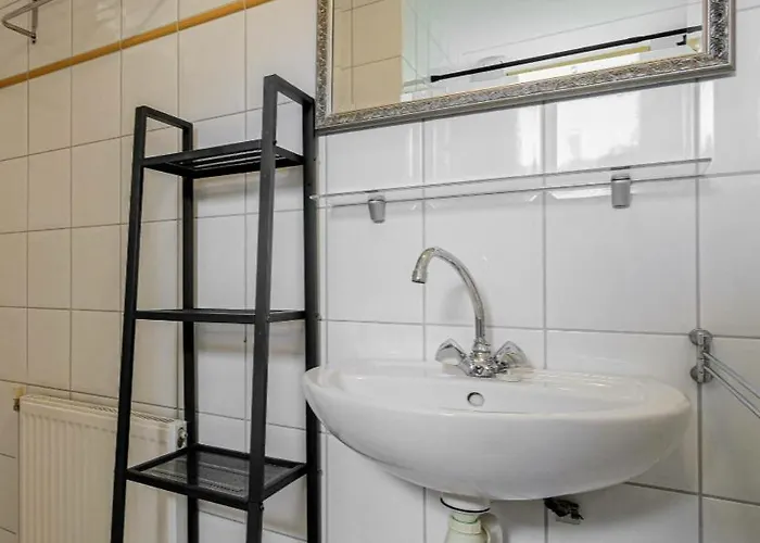 펜션 En Duinen 331 Omheinde Tuin